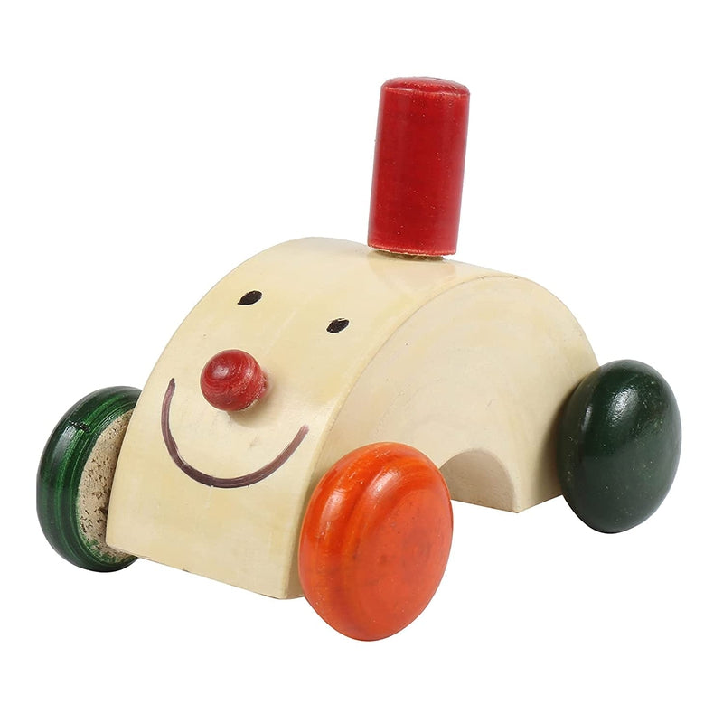 Wooden Push Pull toy- Snail and Scooter Vehicle