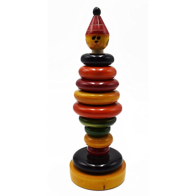 Wooden Stacking Rings Toy for Kids ( Multicolor )