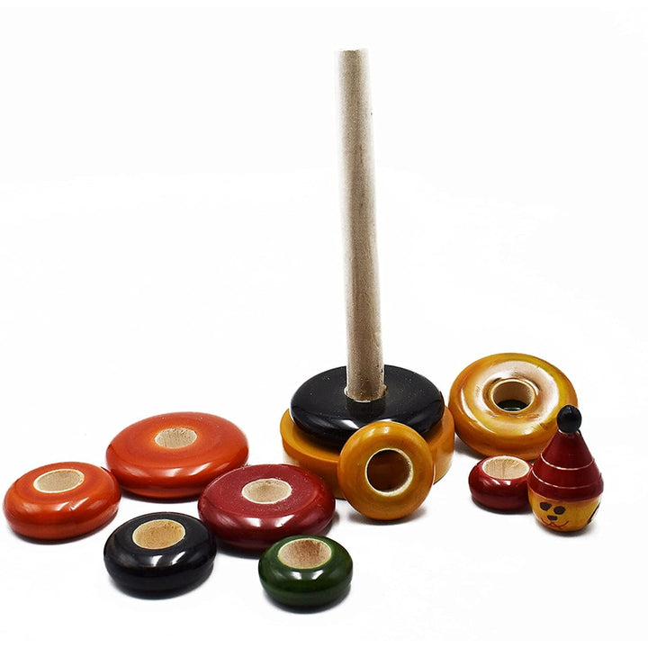 Wooden Stacking Rings Toy (1-2 Years)