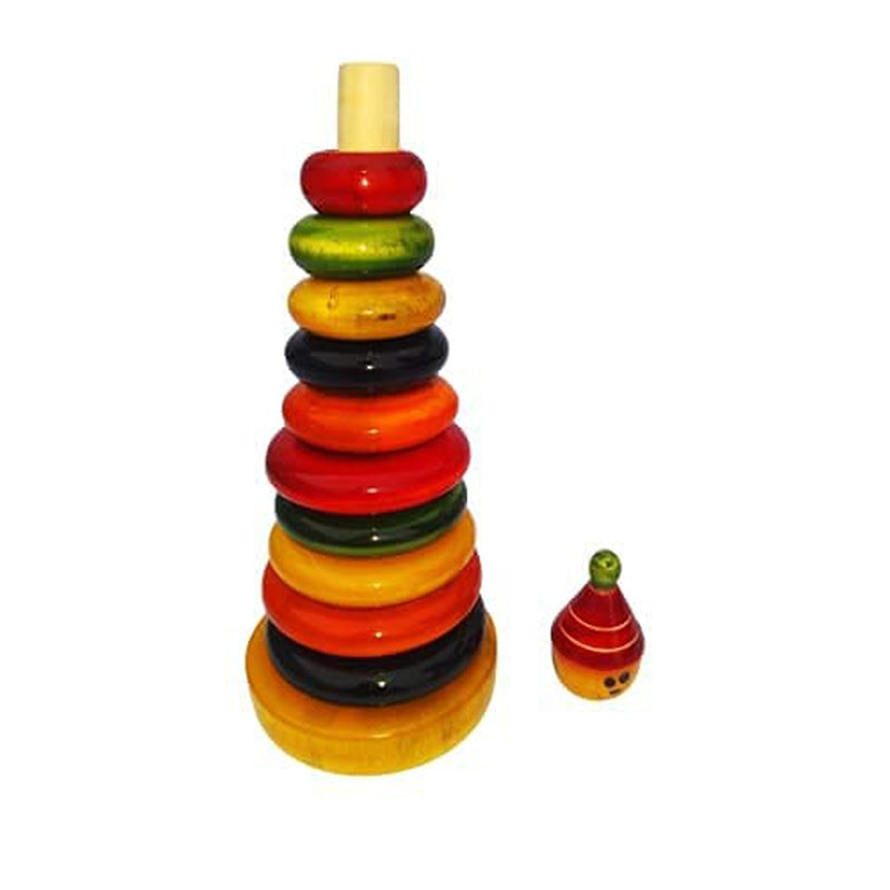 Wooden Stacking Rings Toy (1-2 Years)