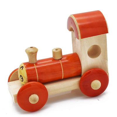 Wooden Train Engine Pull Along Toy