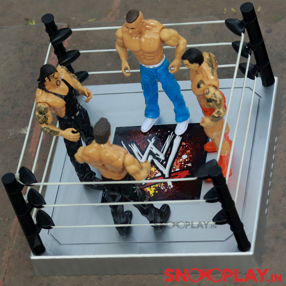 WWF Action Figures Set with Ring