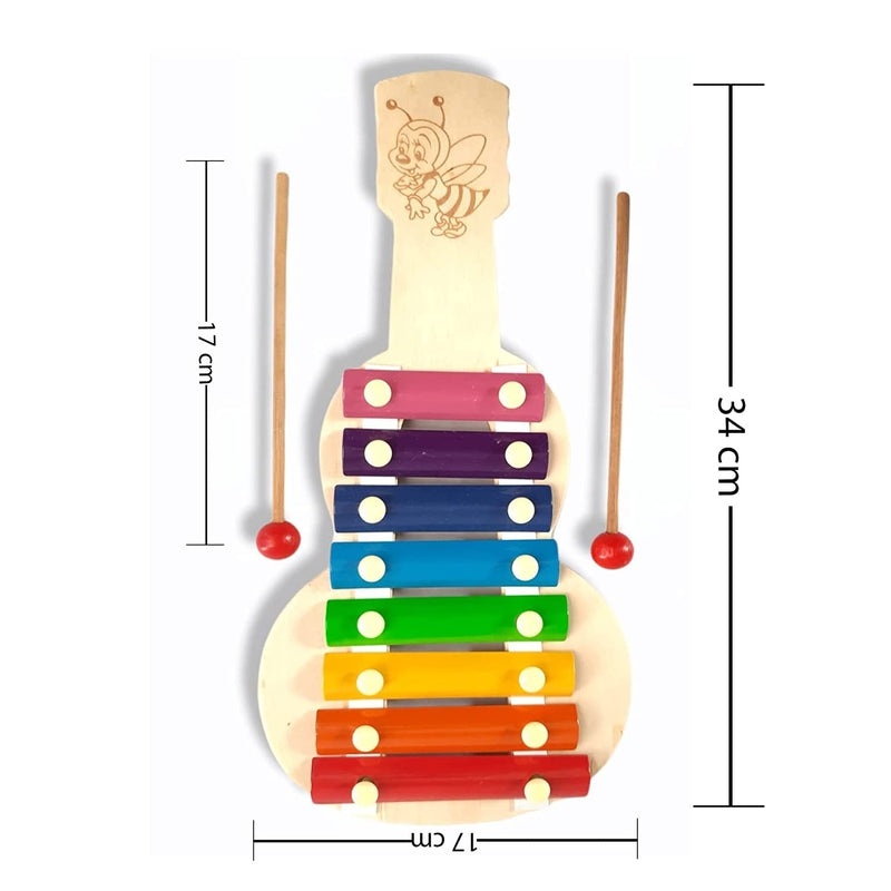 Wooden Xylophone toy for kids - 8 nodes