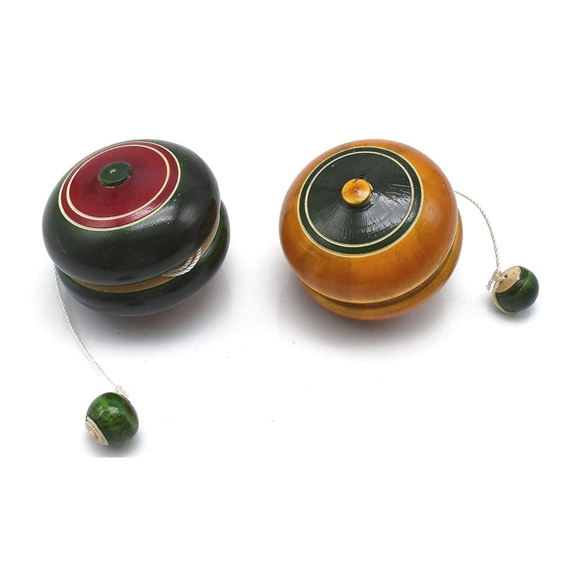 Wooden Yo-Yo Toy for Kids  - Set of 2