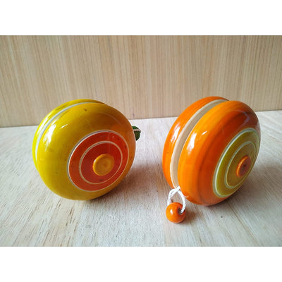 Wooden Yo-Yo Toy for Kids  - Set of 2