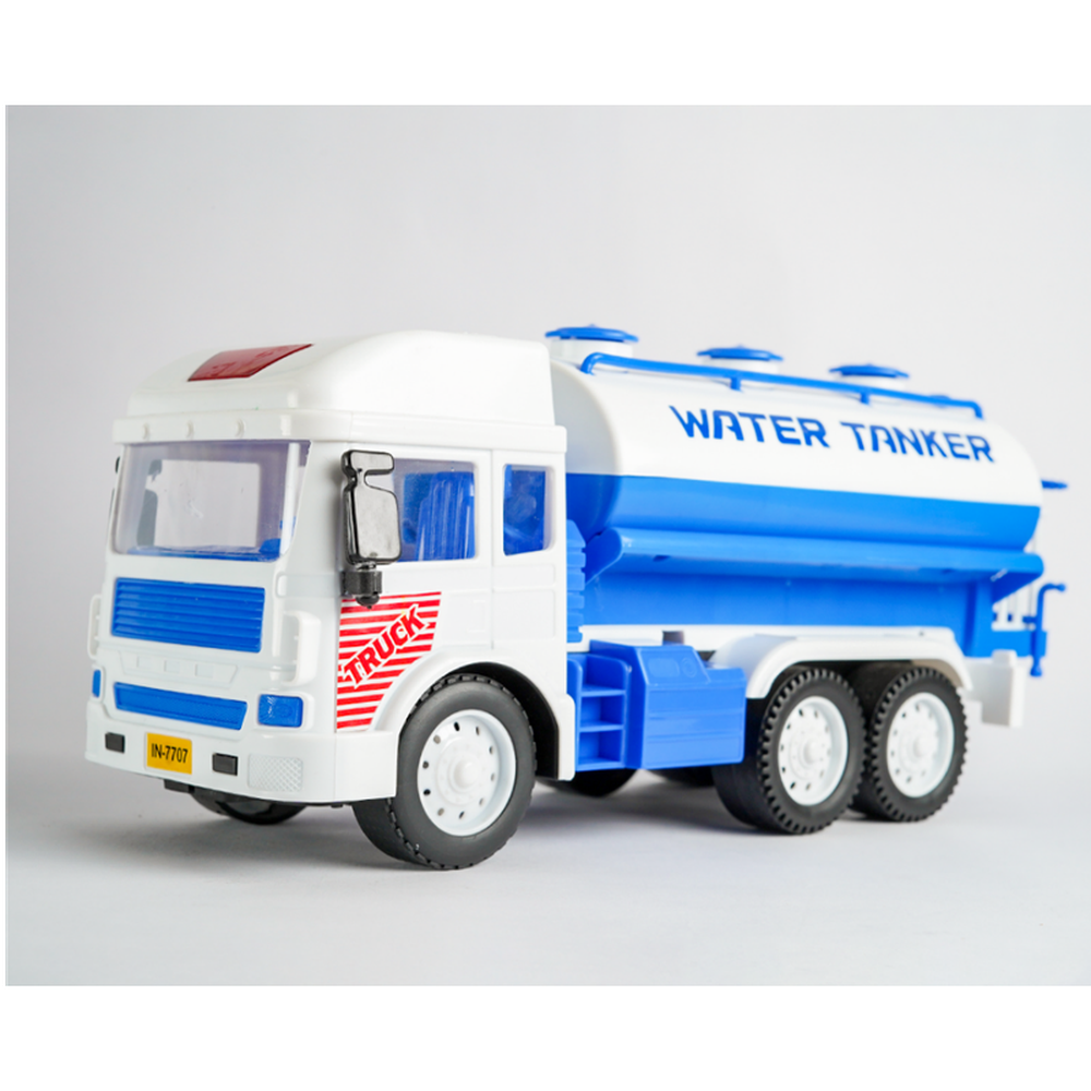 Friction Powered Realistic Water Tanker Truck Toy