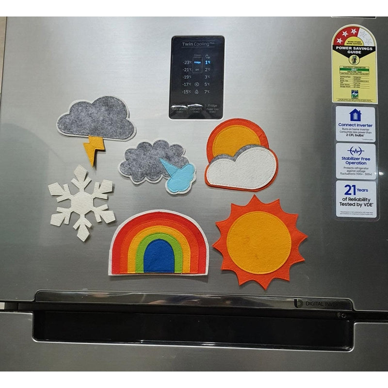 Weather Theme Learning Activity Magnetic Set