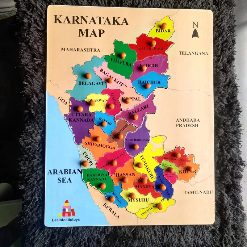 Karnataka Map Chart