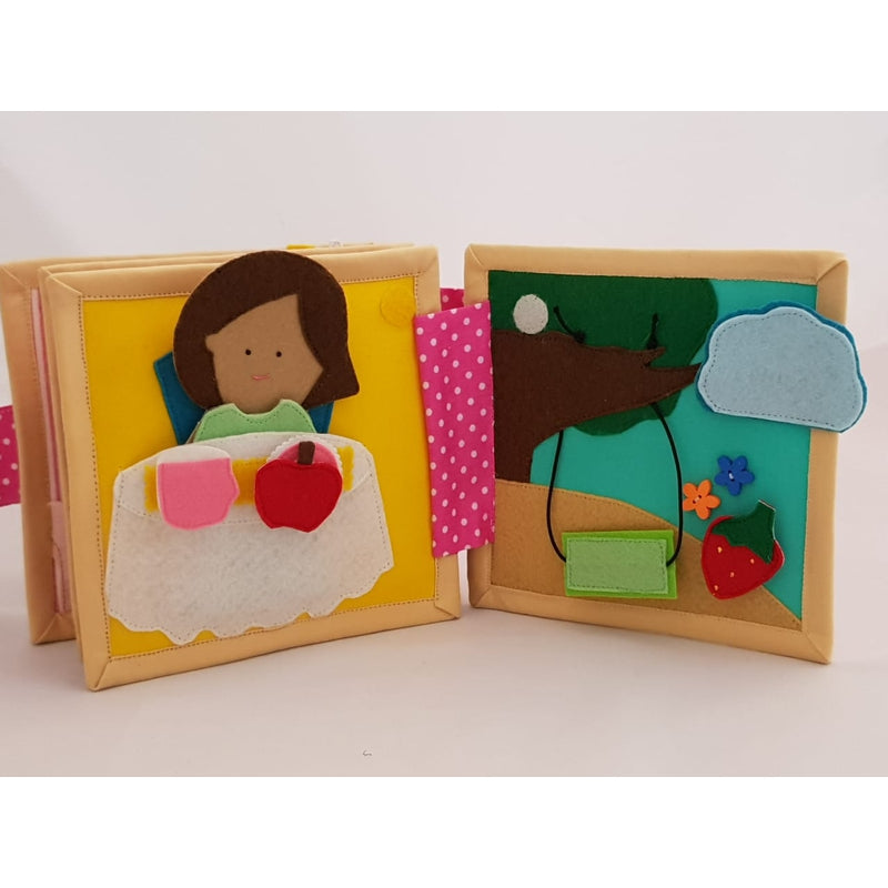 Doll House Mini Quiet Book | Girl Version - (8 Months - 2 Years)