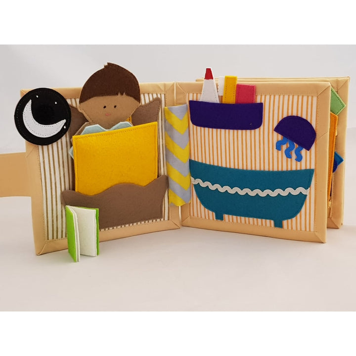 Doll House Mini Quiet Book (Boy Version)