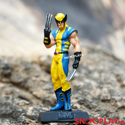 An excellent room/office decor, Wolverine action figure created specifically in metallic resin and hand painted.