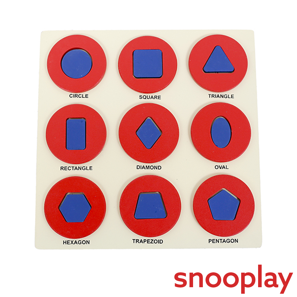 Wooden Shapes Puzzle for Kids