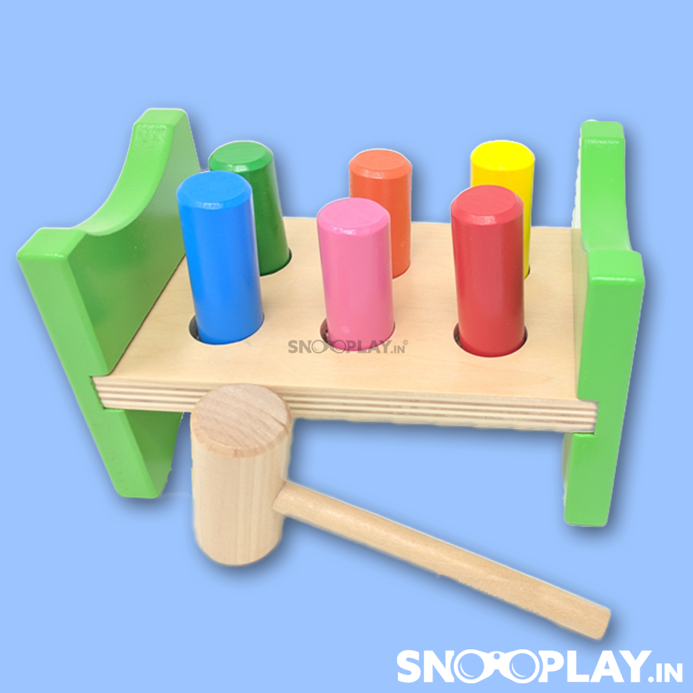 wooden bench hammer wooden toy educational toy kids