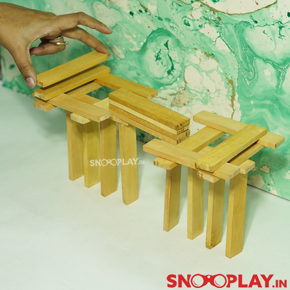 Outdoor wooden building blocks best sale