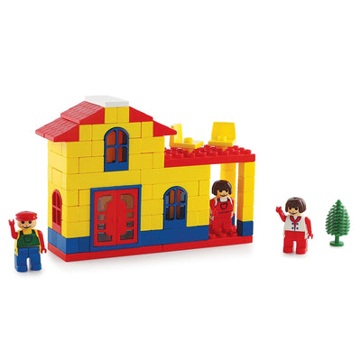 Kinder Blocks Country House PVC Bag (Building Blocks Set) – 121 Pieces