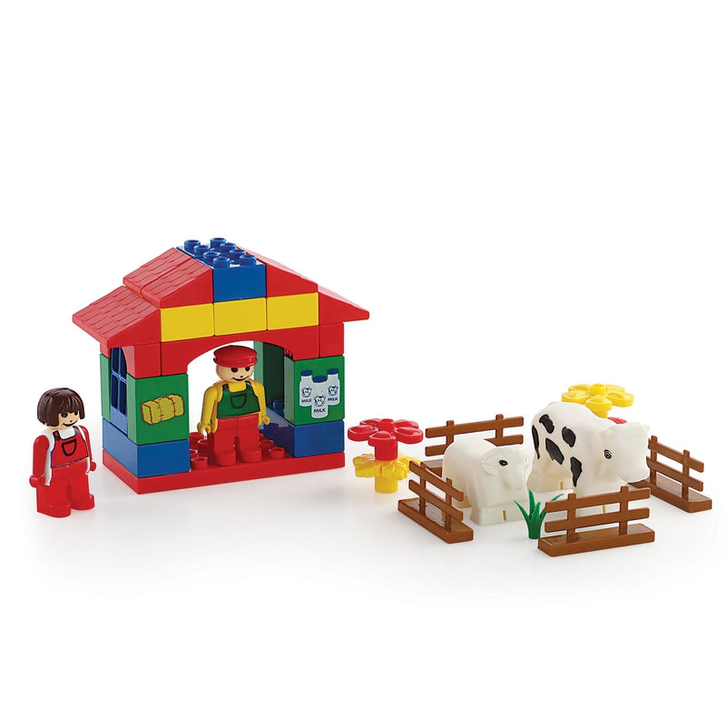 Kinder Blocks Dairy Farm PVC Bag (Building Blocks Set) – 64 Pieces