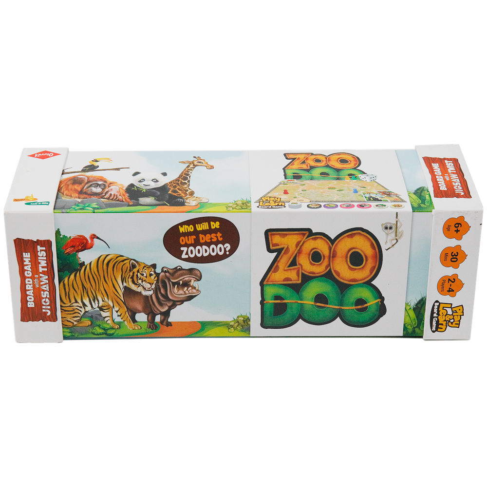 ZooDoo - Animal Caregiving Board Game with Jigsaw Puzzle Twist