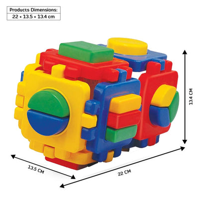 Geometrical Genius, building blocks toys for kids (Multicolor)