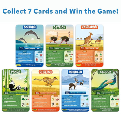 Guess in 10 Animal Kingdom Card Game