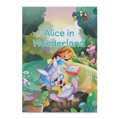 Alice in Wonderland - Jigsaw Puzzle (100 Piece + 32 Pages illustrated story book)