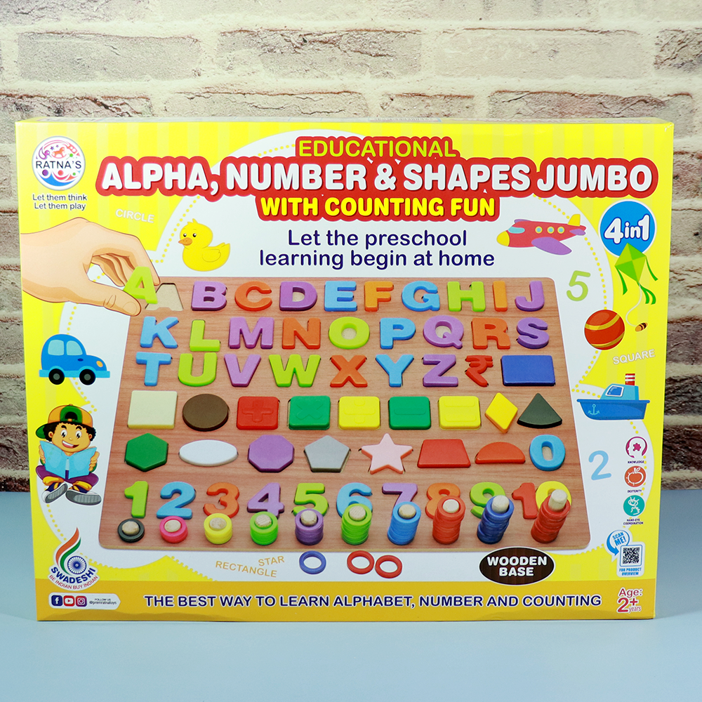 Alpha Number & Shapes Jumbo google image