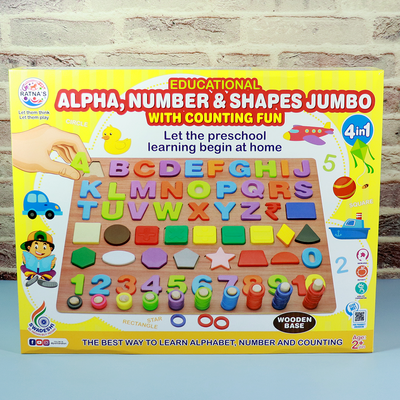 Alpha Number & Shapes Jumbo google image