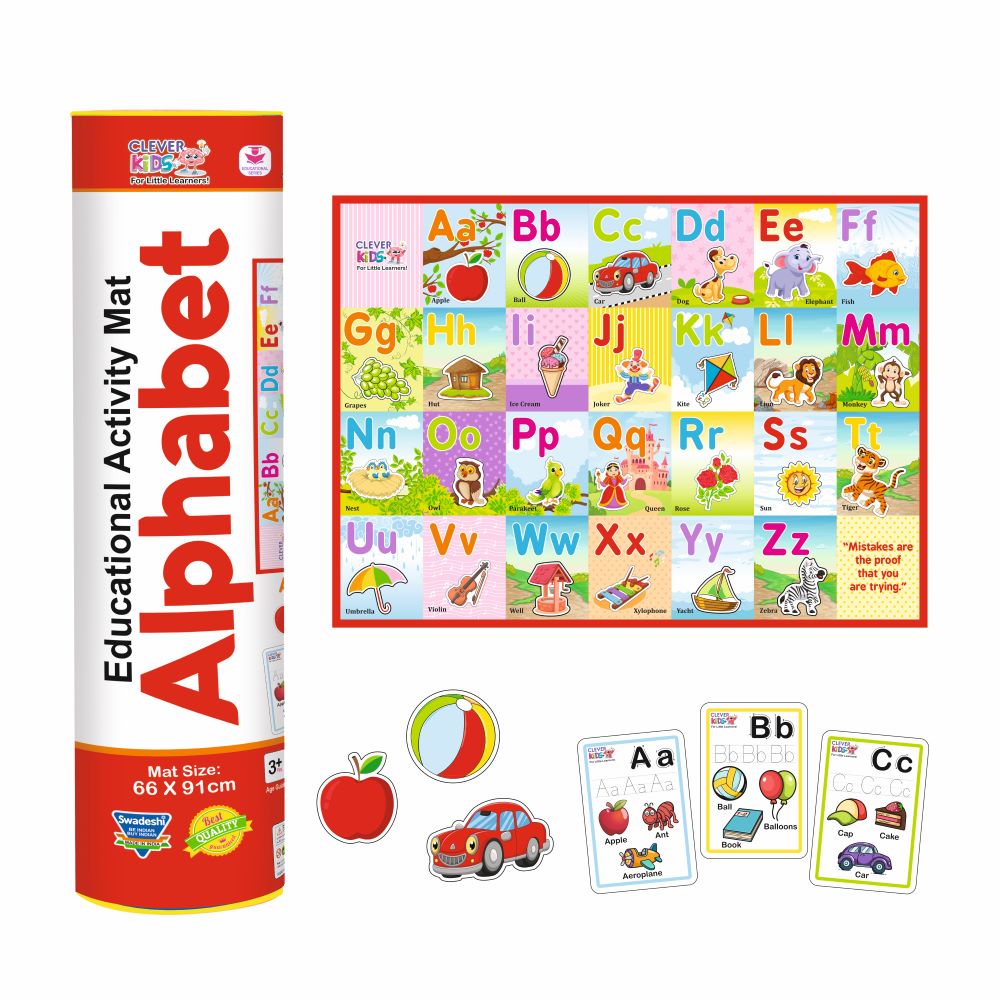 Alphabet Activity Mat (Educational Activity Map with Alphabets)