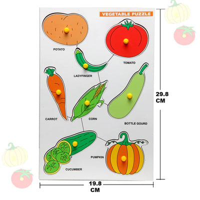 Wooden Vegetable Puzzle for Kids