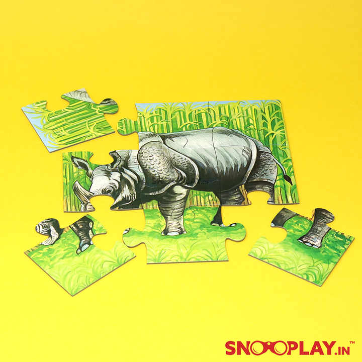 Buy animal puzzle series 2 with 6-15 pieces game kids Online india