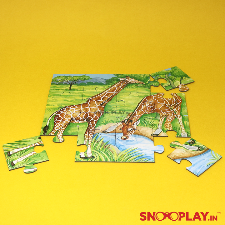 Buy animal puzzle series 2 with 6-15 pieces game kids Online india