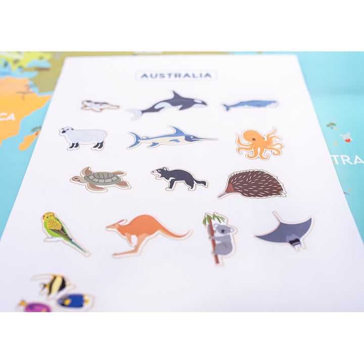 Animal Around The World (Learning and Education Puzzle)