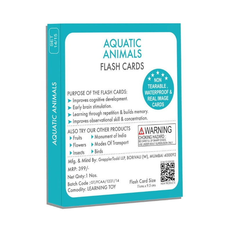 Aquatic Animals Flash Cards