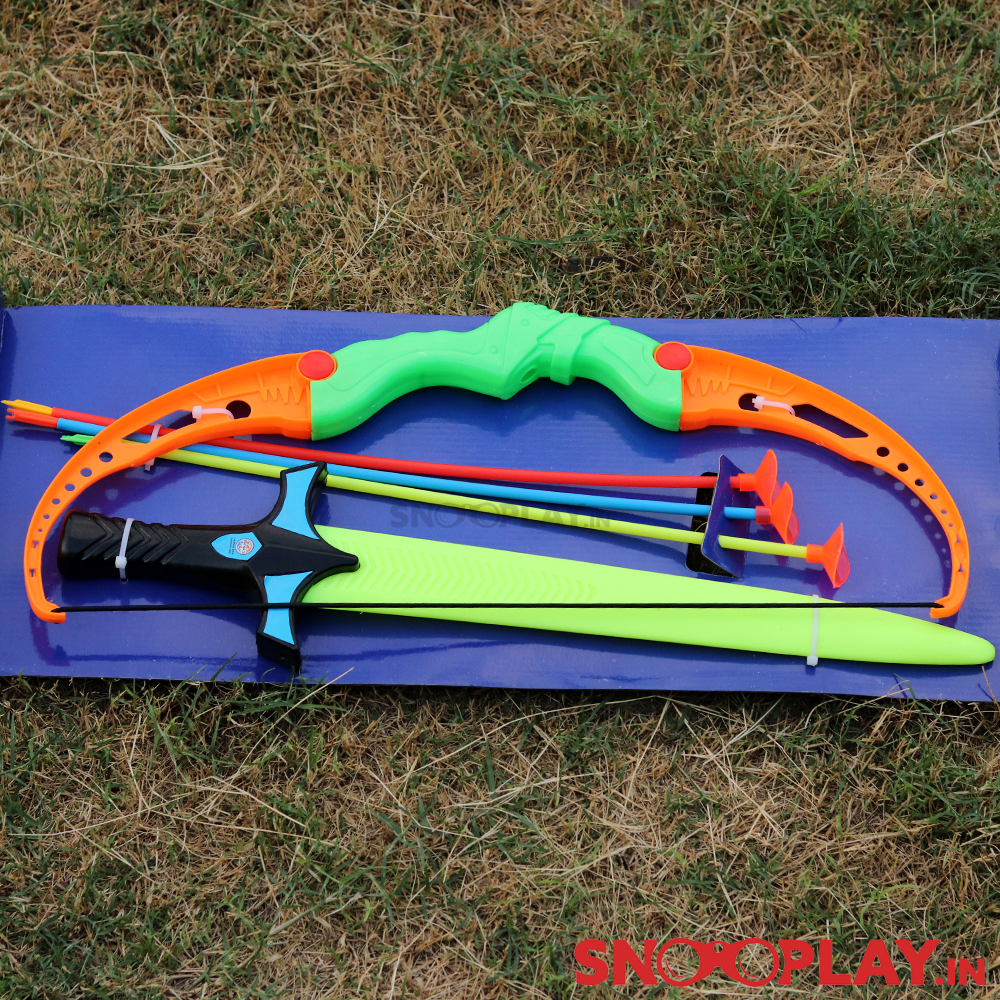 Archery Set with Glowing Sword & Suction Arrows (4-8 Years)