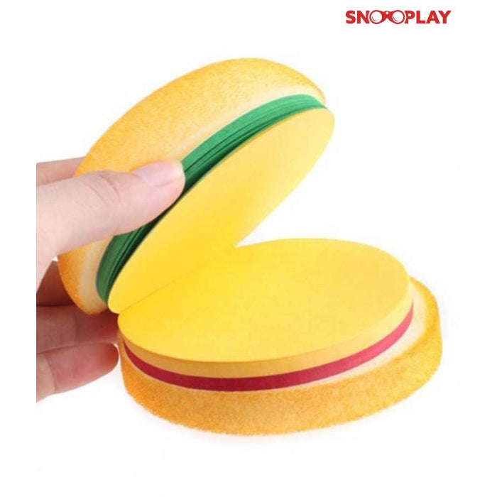 Burger Memo Notepad gift online at best price