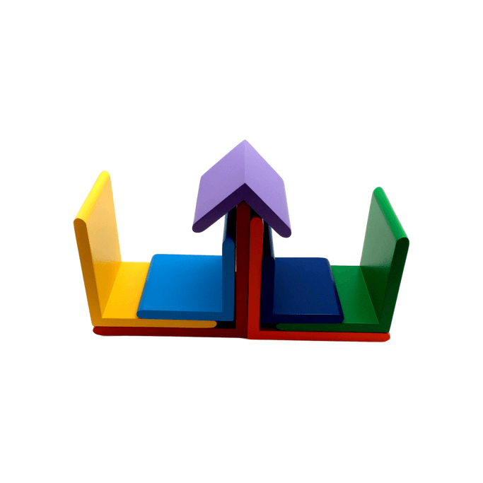 Rainbow Roofs - Stacking Toy