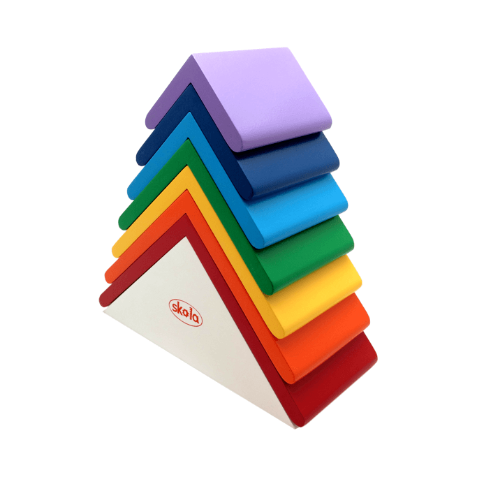 Rainbow Roofs - Stacking Toy