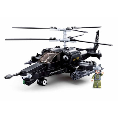 Ka-50 Black Shark Building Blocks For Children ( 330 Pieces)