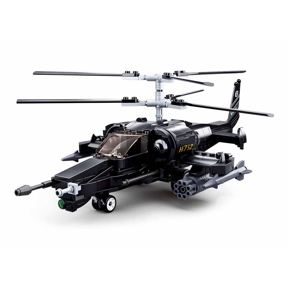 Ka-50 Black Shark Building Blocks For Children ( 330 Pieces)