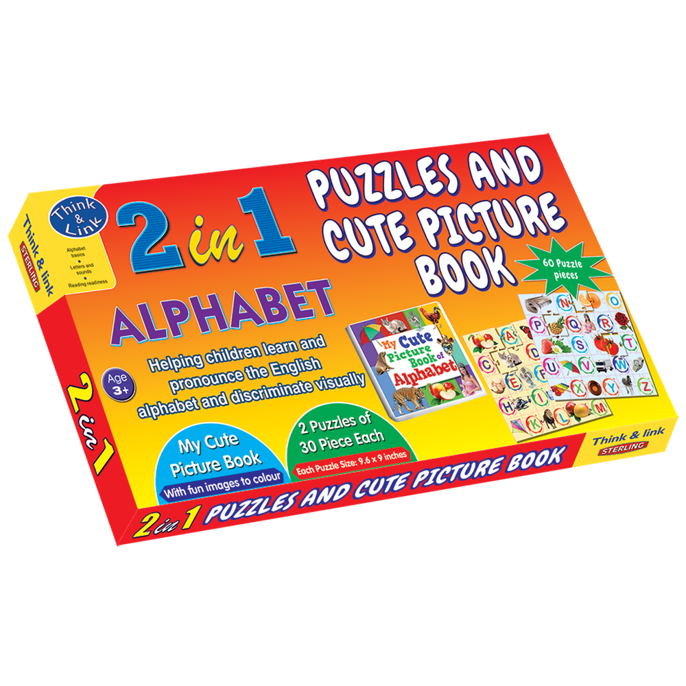 2 in 1 Puzzle - Alphabet