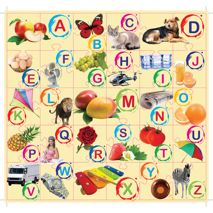 2 in 1 Puzzle - Alphabet