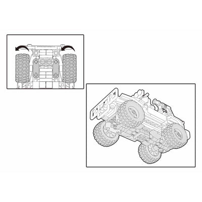 Defender Car For Children ( 288 Pieces)