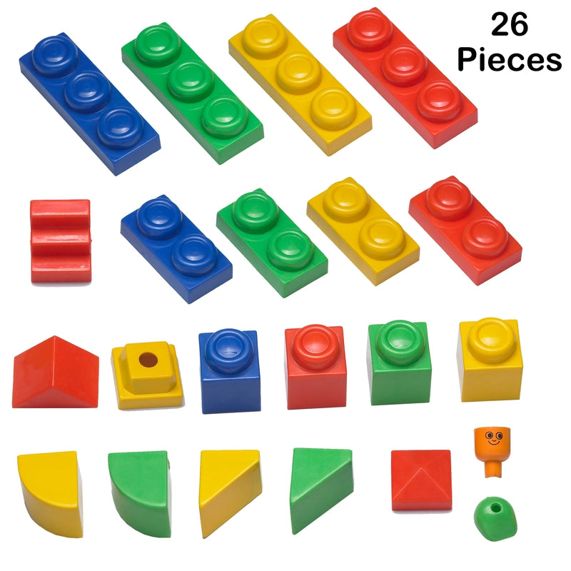 Toy Town Junior - Building Block Set ( 26 Pieces)