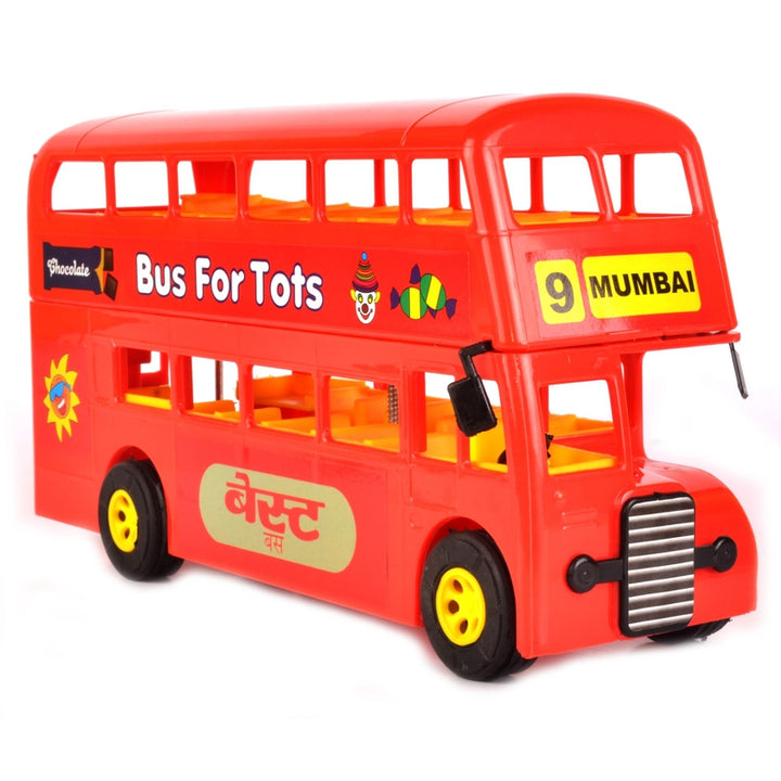 Double Decker City Bus of Mumbai - Vehicle Friction Toy