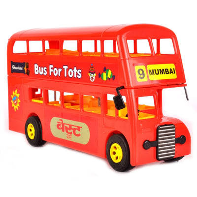 Double Decker City Bus of Mumbai - Vehicle Friction Toy