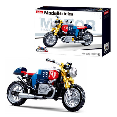 Motorcycle For Children Building Blocks ( 197 Pieces)