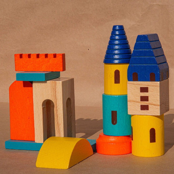 The Builder Wooden Toy | Imagination and Creativity - Large (1-3 Years)