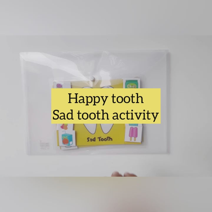 Happy Tooth Sad Tooth Sorting Activity