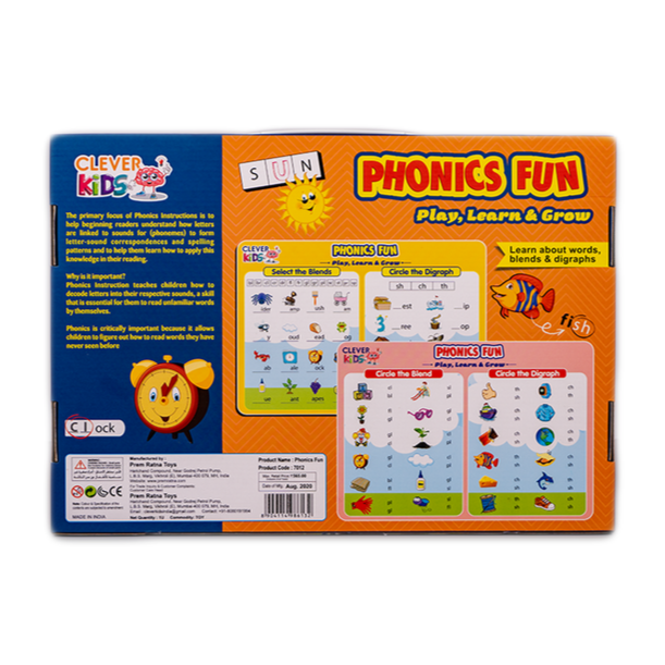 Phonics Fun (Learn About Words, Blends & Digraphs)