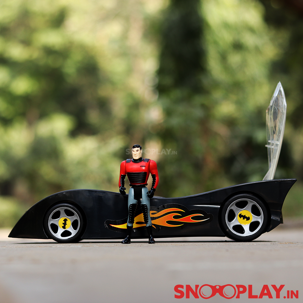 Batmobile (With Batman Action Figure & Hidden Launcher)