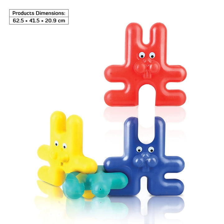 Funny Bunny Link, Building Blocks Toys for Kids (Multicolor)